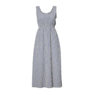 GILLI Women's Striped Maxi Dress Size M In Ivory/Navy